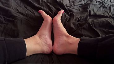 Artemisia Love showing her feet for the camera POV