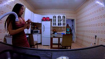 Giving my school girl a hardcore doggy before she go back to school