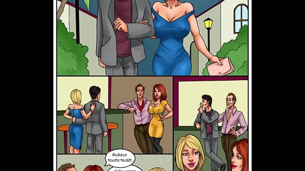 Finnish cartoon - Hotwife on vacation