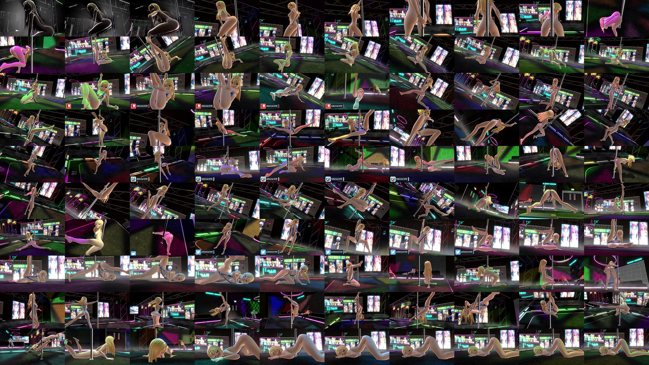 [MMD R-18] - Izumi&#039;s Pole Dance 预览图