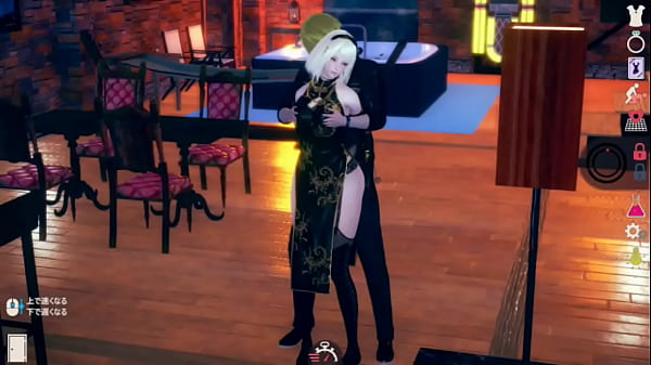 [Highly personalized and confident] AI 〇 Female play video (Blonde big breasts cheongsam beauty edition) Uninhabited island life system Real 3DCG erotic game [Hentai game]