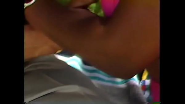 Pretty face ebony bends over and want it from the back outdoors