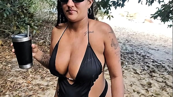 I FOUND A TOURIST LOST ON THE BEACH LOOKING FOR MILK AND I CUMMED ON THE SHAMELESS BITCH'S FACE. (Adam and Eve).