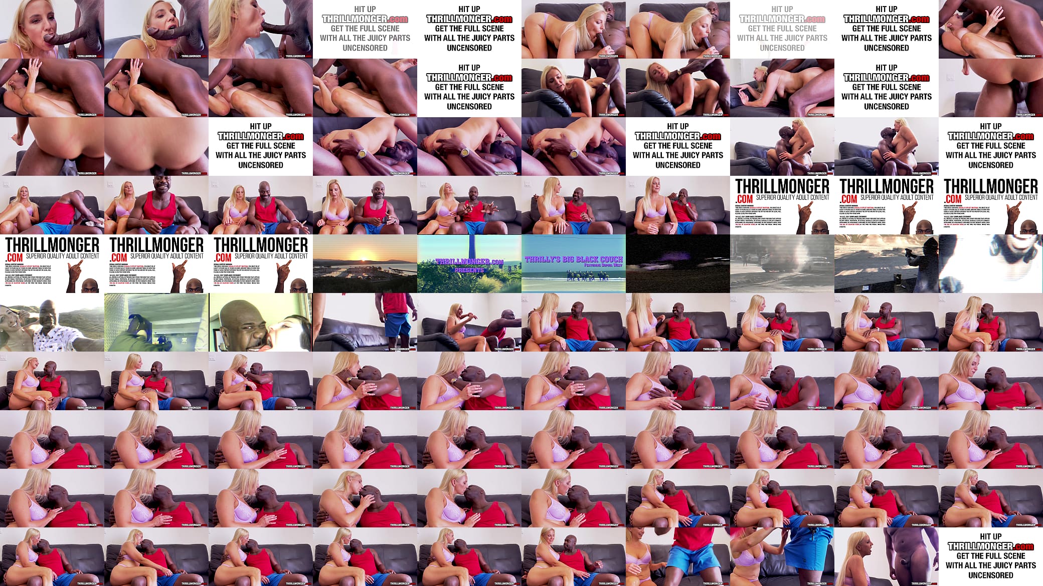 Sophia West - Thrillys Big Black Couch (Southern Blonde Hotwife Impregnated After Massive Big Black Cock Dumps Thick Load Inside Her Pussy) 预览图