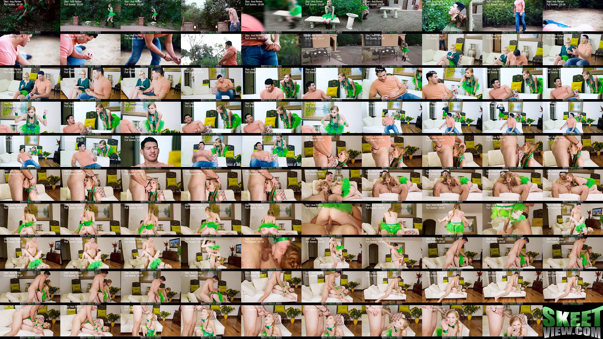 Naughty Leprechaun Ava Parker gets some cum 预览图