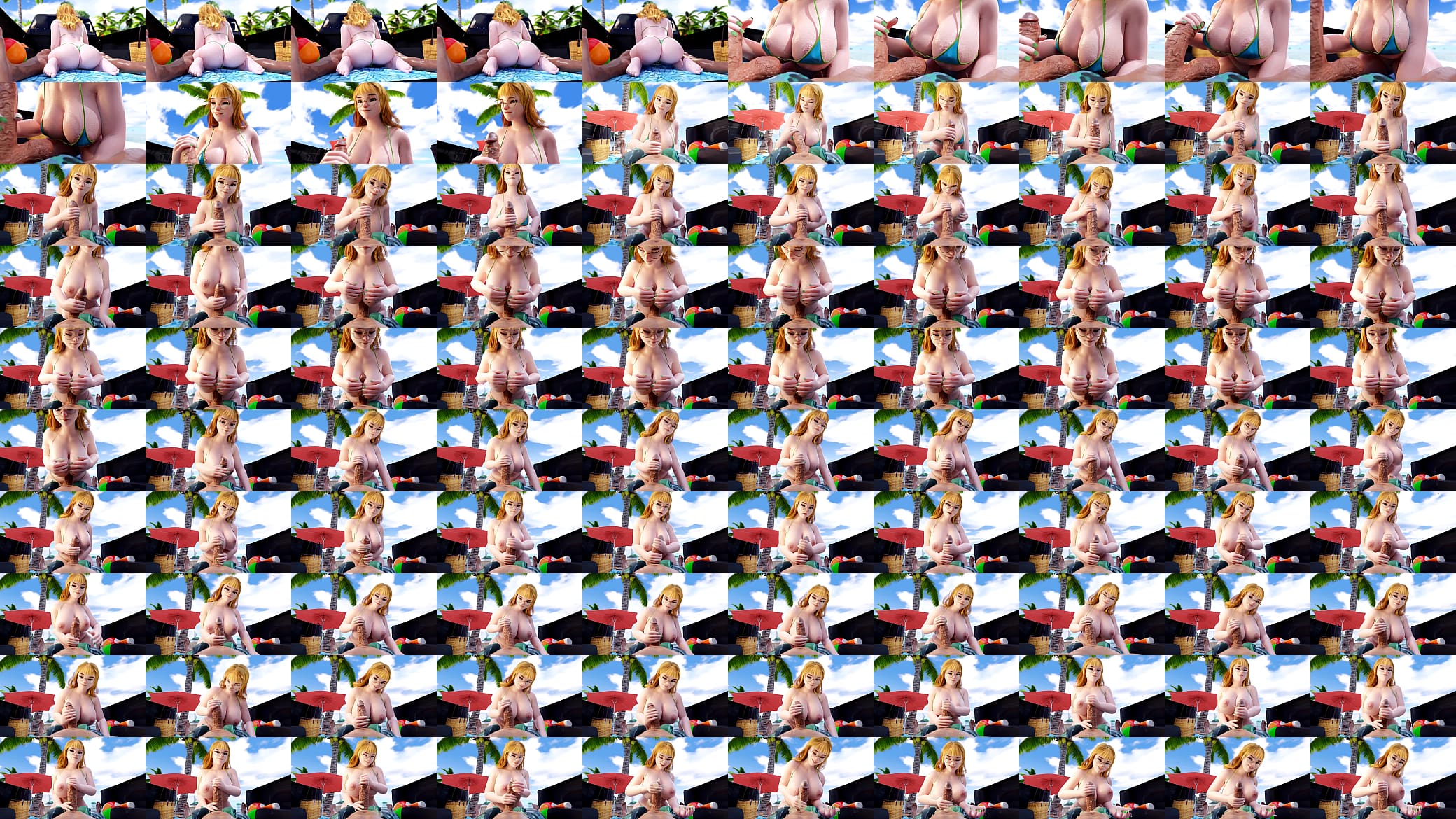 Beach Mei Handjob &amp; Titjob 预览图