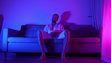 Covered in cum after rough sex with a guy