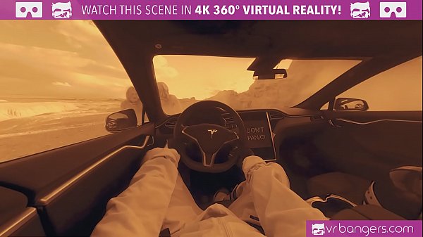 VR Bangers Two hot blonde babes fucking hard on mars VR porn parody threesome