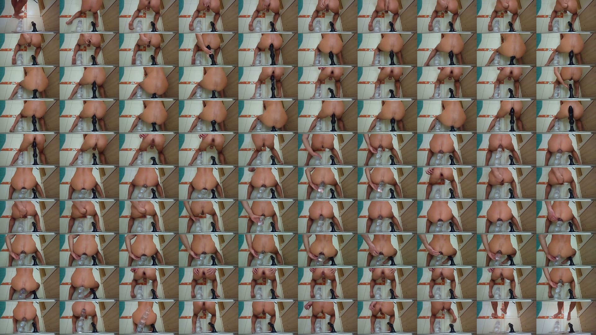Two huge dildos stretch my ass deep 预览图