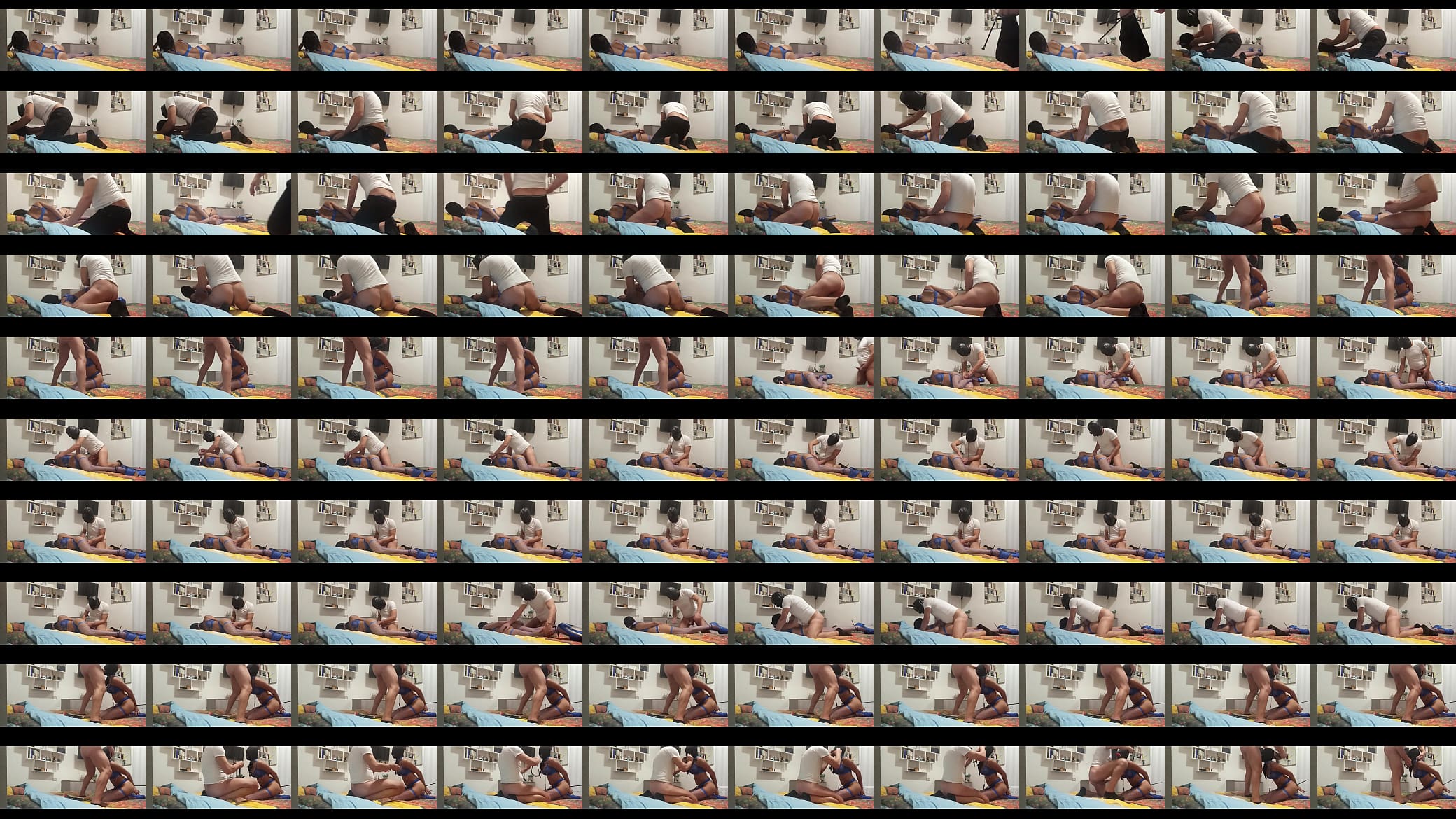 Preview Milf bondage in fishnet stockings and high heels, roughly throated and fucked 预览图