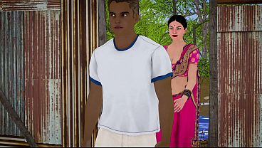 Indian Desi step Sister-in-law's First Sex with Brother-in-law's Big Cock, Her Pussy Filled with Pain, Threesome with Elder step Sister