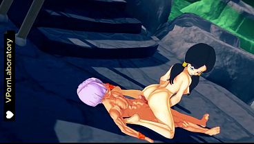 Trunks grabbed Videl and fucked her hard - Dragon Ball