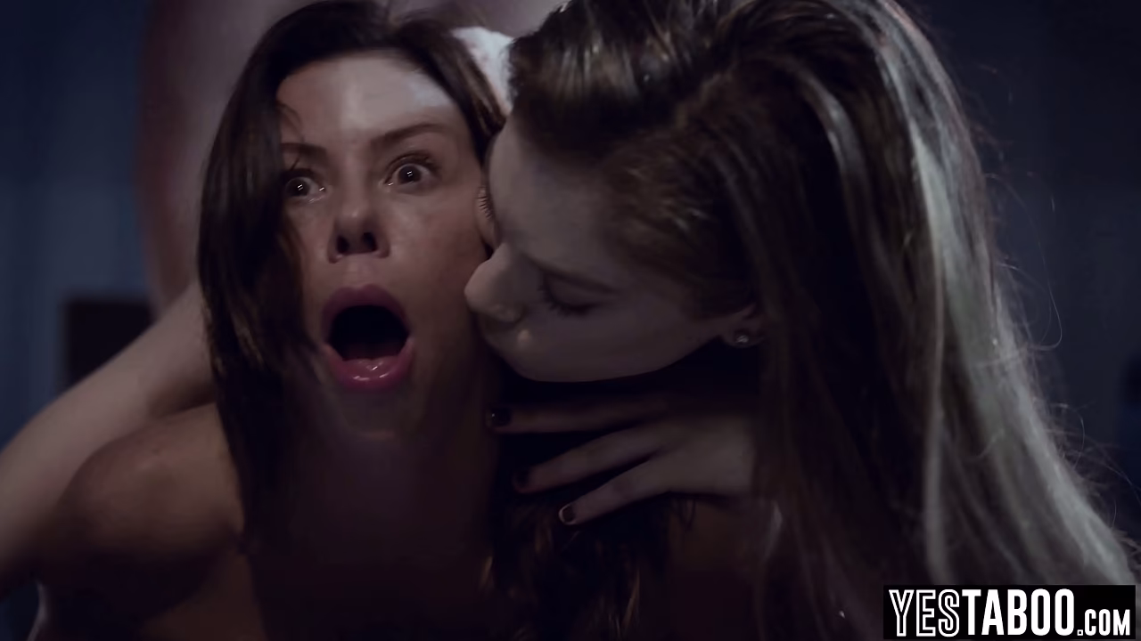 Big tits mature MILF patient has threesome with her young self