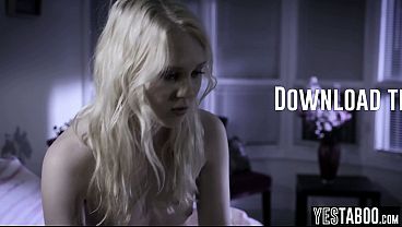 Download Video - Teen slumber party turns into threesome with BFF and her stepbro