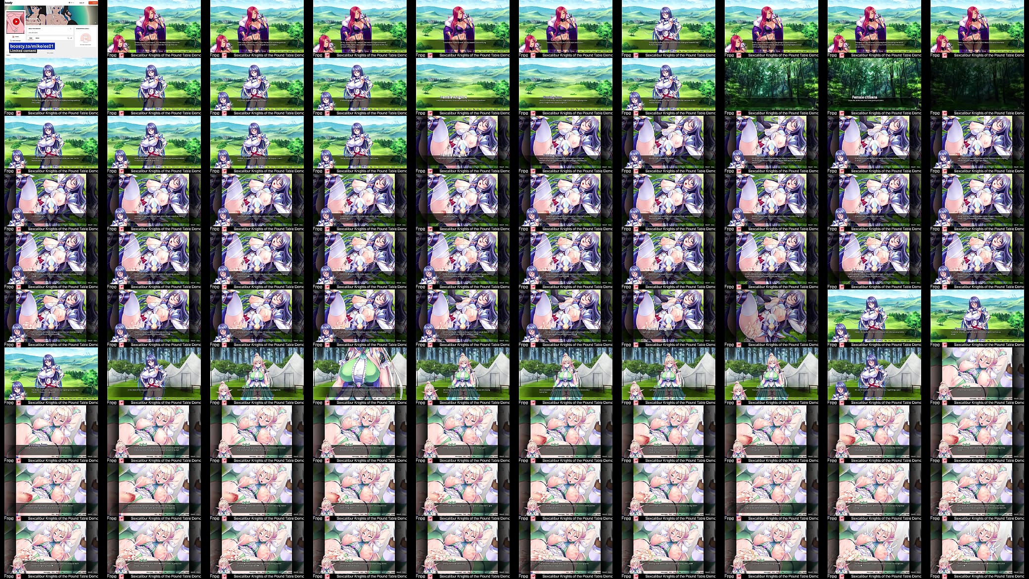 Sexcalibur Knights of the Pound Table Demo 预览图