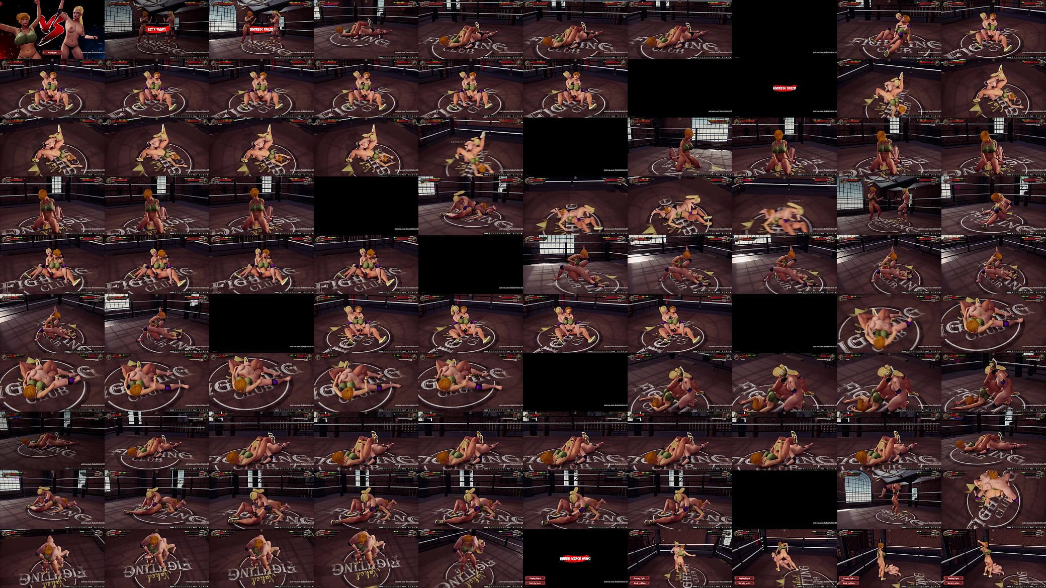 Karen Krash VS Christina (Naked Fighter 3D) 预览图