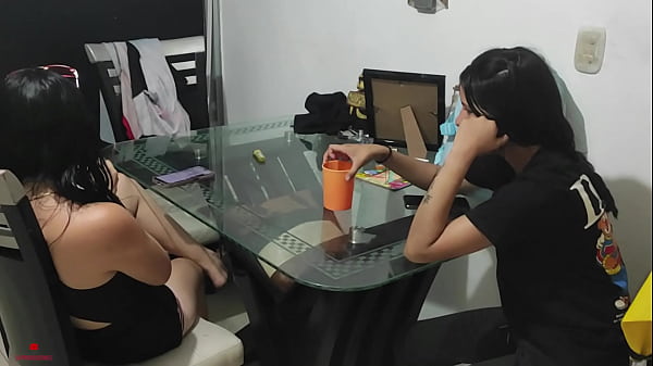 I'm very horny and I tell my stepsister that I help her with her homework if we have sex (part 1)
