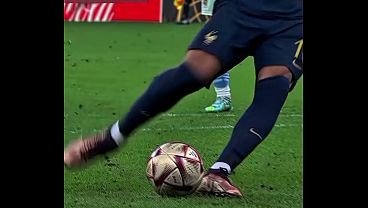 Mbappé crushing Argentina in the 2022 World Cup final.