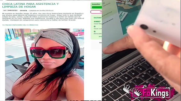 Black n' busty cleaning girl helps a young clueless dude to lose his virginity