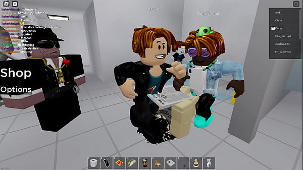 2 people get FUCKED, in ROBLOX, and in a public restroom!!!