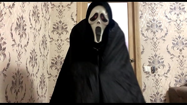 Download Video - The monster from "SCREAM" scares a young gay man with his huge cock &sol; LOTS OF SPERM