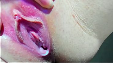 Beautiful skinny blonde Laverna Queen plays her wet hot pussy after sex!