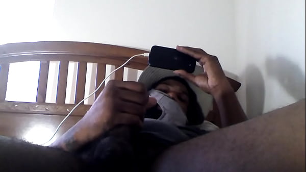 Wacking on the wife besties bed sniffing her underwear