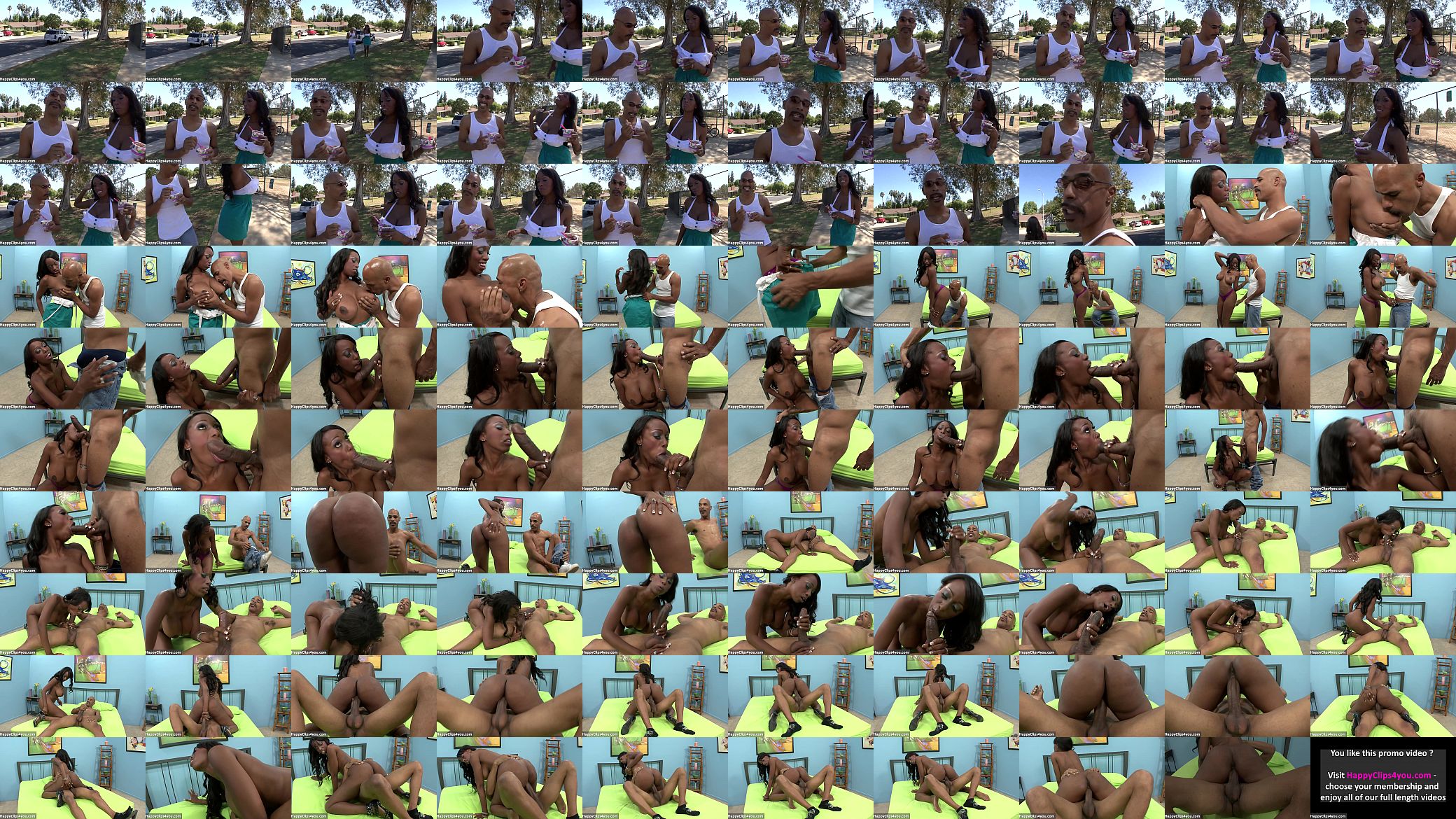 Amazing Ebony babe shows you her skills 预览图