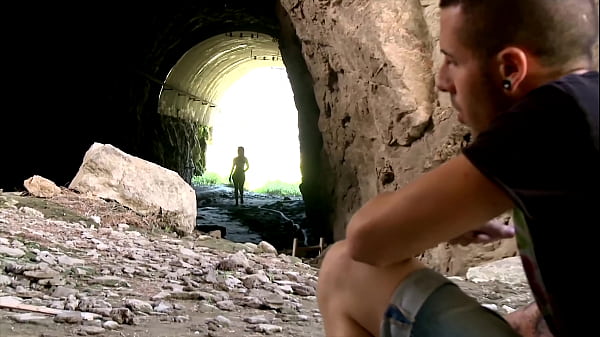 Beautiful ebony babe gets boned by a white guy