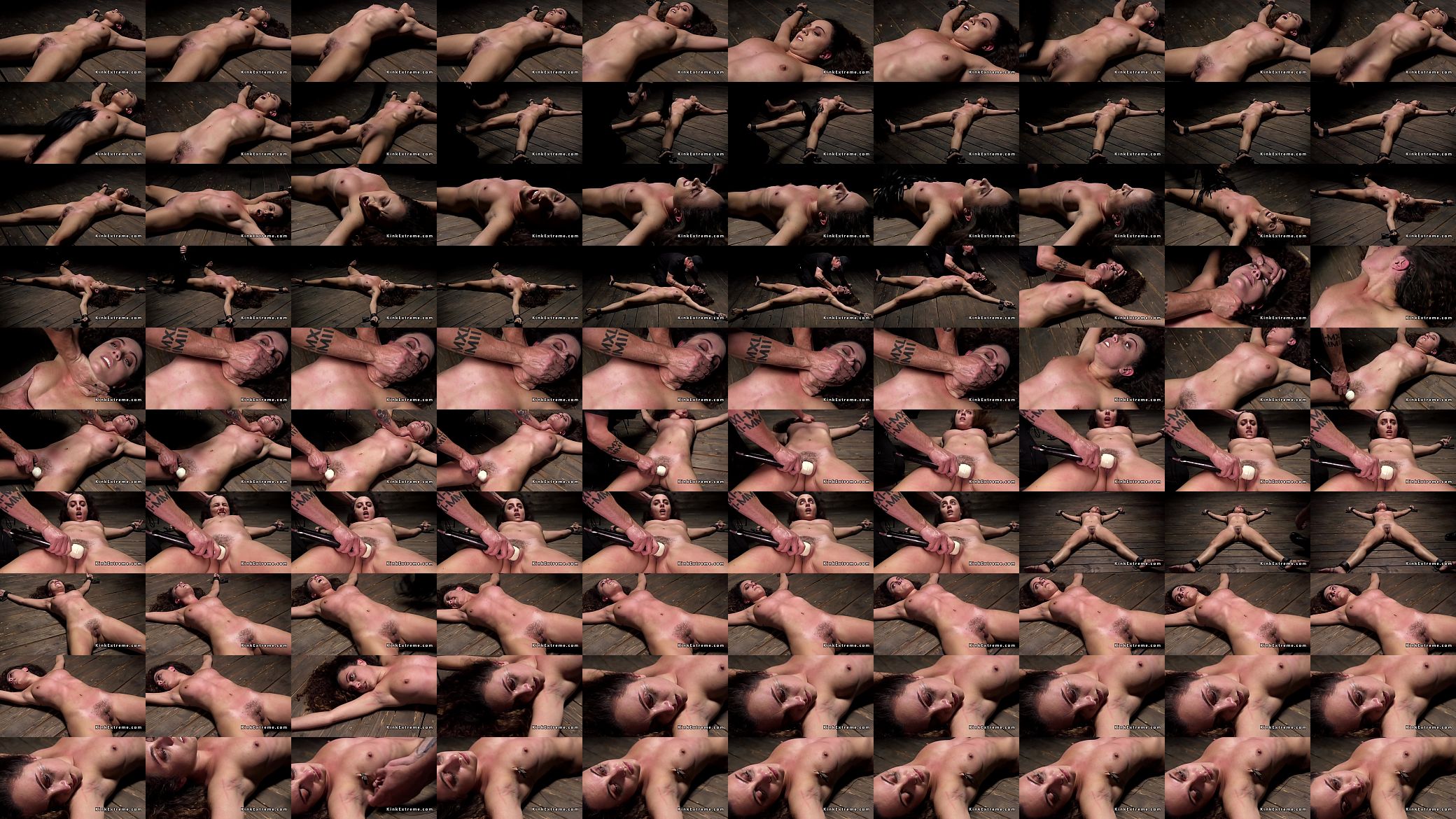 Attached to wooden floor slave whipped 预览图