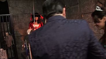 Nights At The Museum: Bimbo Trio's Costumed Gangbang!