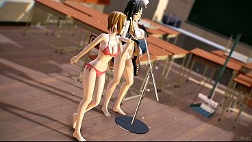 K-ON girls dancing