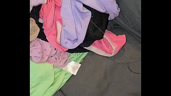 Found A Bag Of Dirty Panties In Our Neighbor Ga...