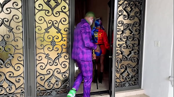 The Joker Unloading In Harley Quinn! Awesome Hot Sex With Jason Luv And Kali Roses