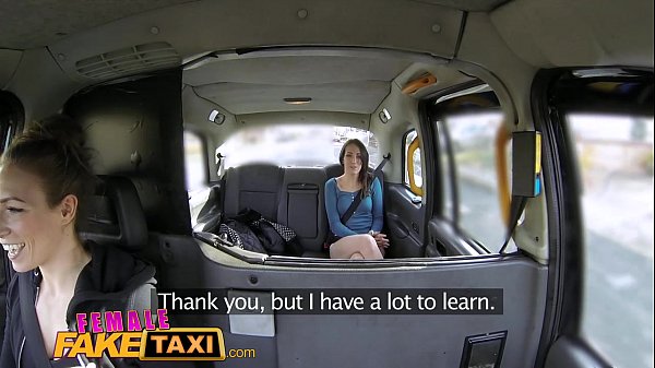 Female Fake Taxi British Spanish Lesbian Pussy Licking Taxi Fun