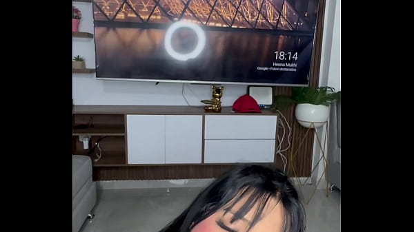 Beautiful Latina plays with her dildos