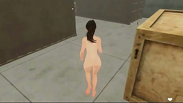 3d hentai game Es prison . Hot brunette having anal sex