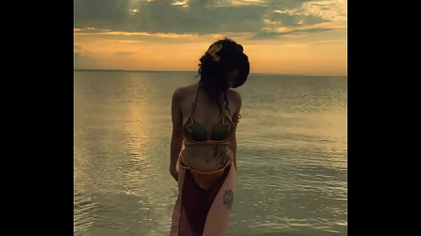 Princess Leia is waiting for you on the beach