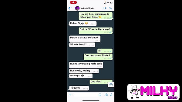 Is it easy to flirt and fuck through tinder ?. A fan shows you how he did it ... Face Messi !!!