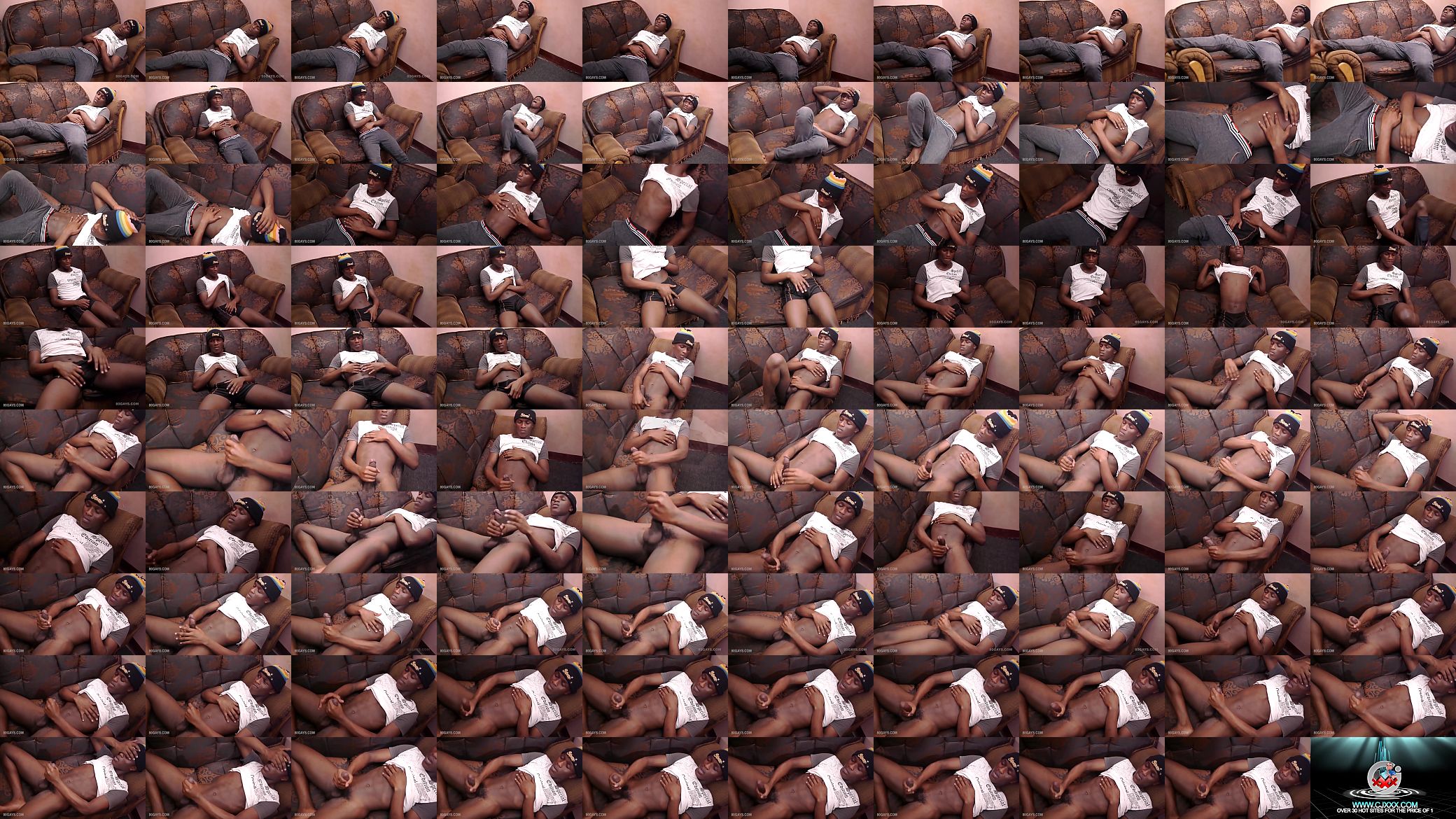 African Twink Marvin Jacks Off 预览图