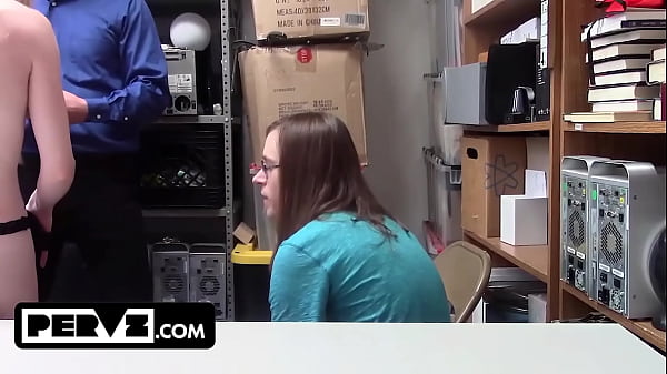 Shoplyfter - Security Guard Cucks Thief Railing His Girlfriend’s Needy Little Pussy in Front of Him