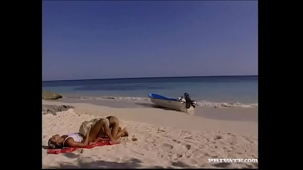 Angelica Bright Gets Her Tight Ass Fucked on Beach While the Sun Sets