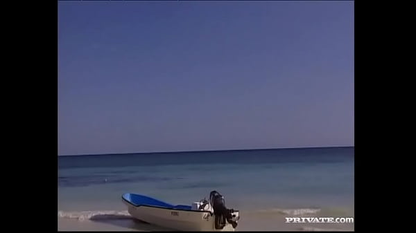 Angelica Bright Gets Her Tight Ass Fucked on Beach While the Sun Sets