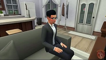 Old man sleeps with young girl while mother is on a date / Visual Novel / The Sims