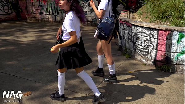 Hot students skip class to fuck - Lesbian sex after school