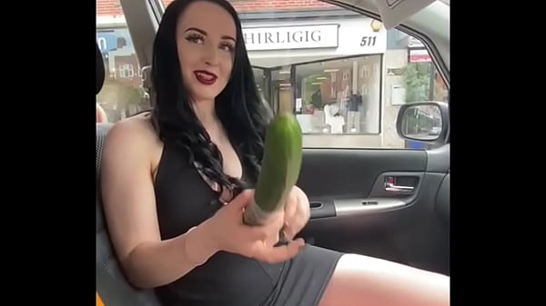 Want to see what ellie louise does when she&rsquo;s out in the car with fruit