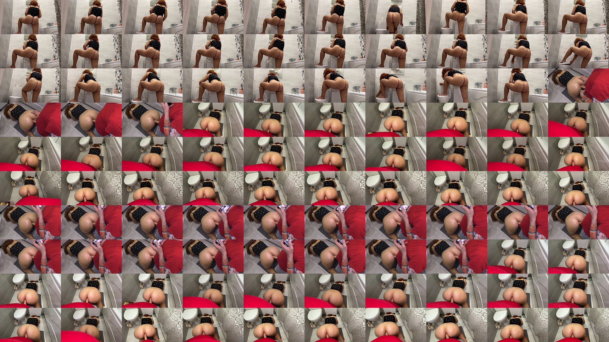 Unexpected anal sex in the bathroom with a mature lady with a big ass 预览图
