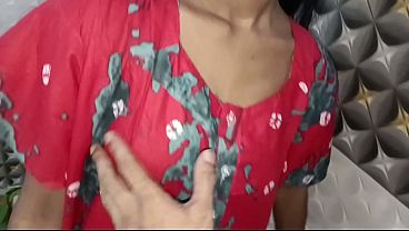 Desi Bhabhi in Red Saree Doggy Style Hard Fucking & Blowjob - Homemade Indian Sex