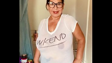Wet tits, juicy nipples