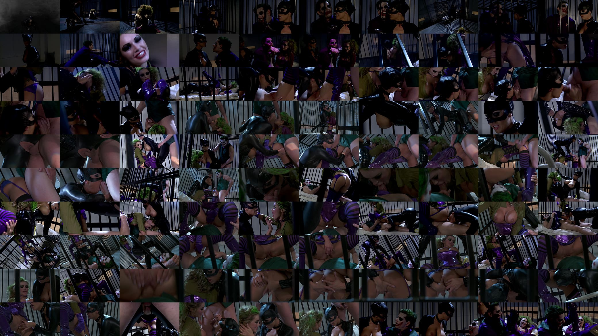 Katwoman Jennifer Dark Prowls Into A Prison Cage 3way 预览图